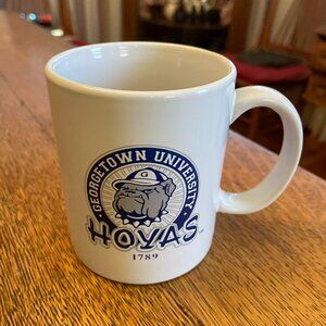 Georgetown University Hoyas Bulldog Coffee Cup Mug